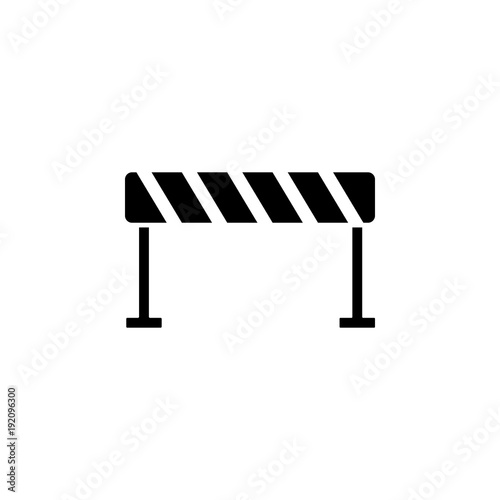 road barrier icon. Element of firefighter shop for advertising signs, mobile concept and web apps. Icon for website design and development, app development. Premium icon