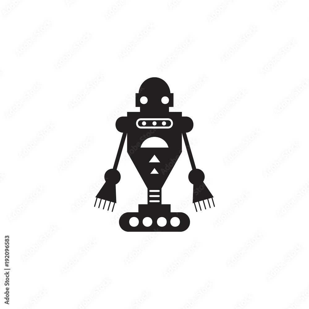 evil robot icon. Element of for advertising signs, mobile concept and apps. Icon for website design and development, app development. Premium icon Stock Vector | Adobe Stock
