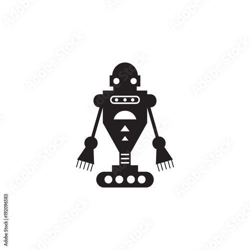 evil robot icon. Element of robots for advertising signs, mobile concept and web apps. Icon for website design and development, app development. Premium icon