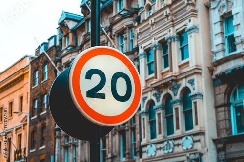 Photography number twenty traffic sign at london
