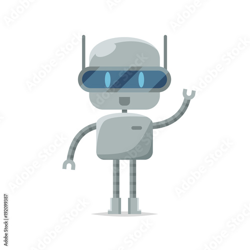 Cartoon robot vector