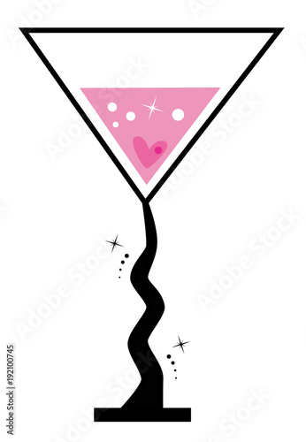 Happy Valentines Day Cocktail