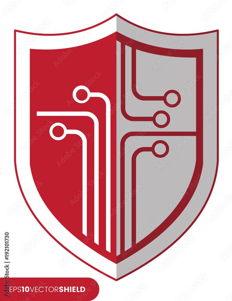 Shield Symbol - Circuitry