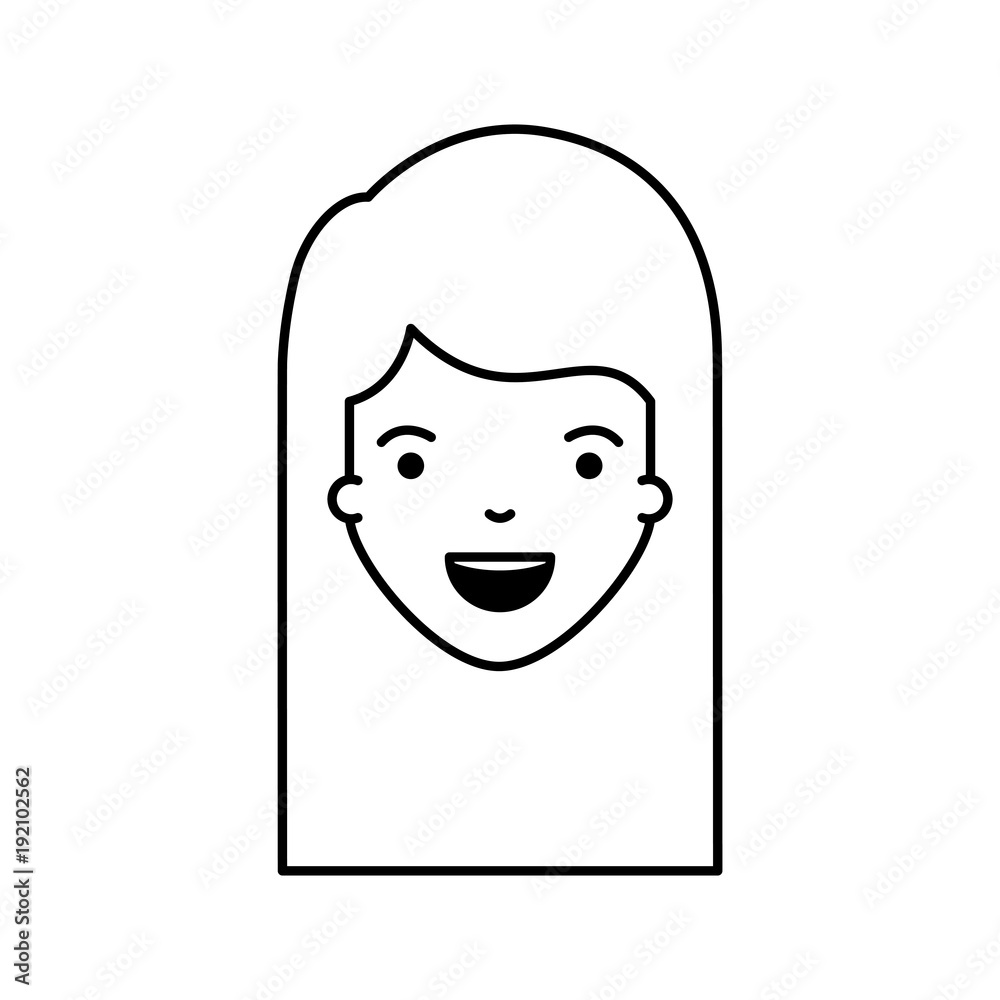 beautiful woman head avatar character vector illustration design beautiful woman head avatar character vector illustration design