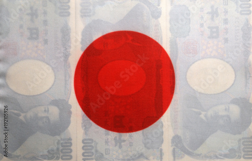 Fototapeta Naklejka Na Ścianę i Meble -  円  通貨 जापानी येन ين ياباني