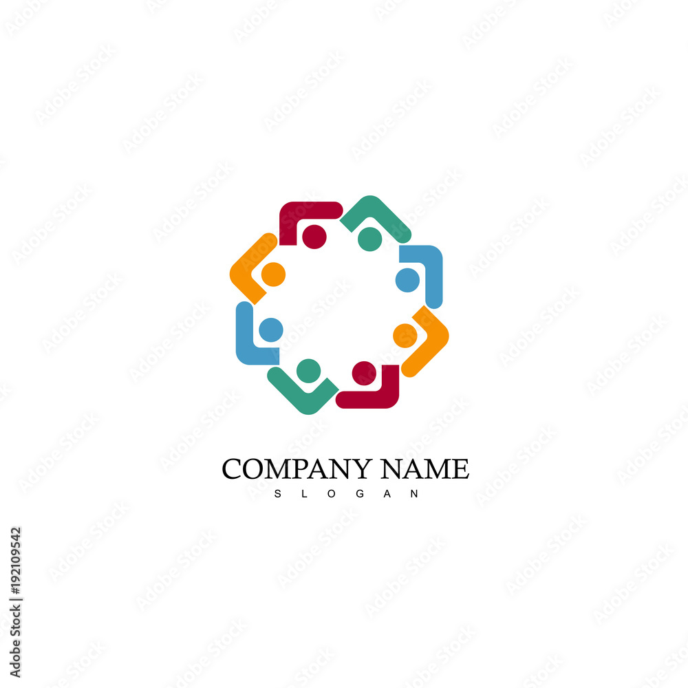 Team Logo, People Icon Design Team Logo, People Icon Design