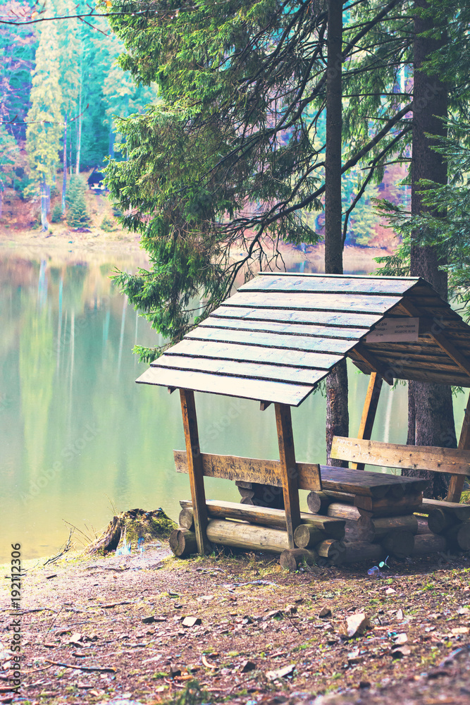 A place to relax, a gazebo near the lake