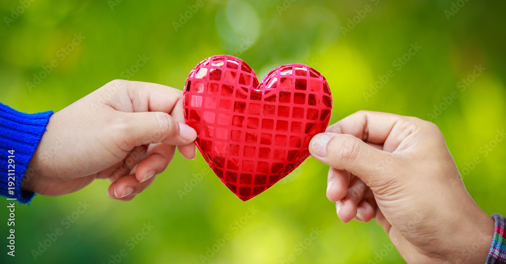 hand holding heart sign hand holding heart sign