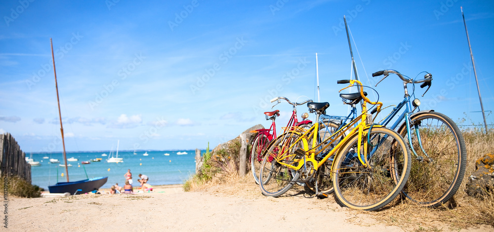 Vélo sur le littoral Français