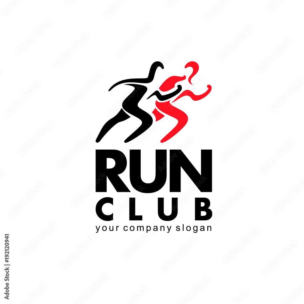 Vector design element for marathon, sport club Vector design element for marathon, sport club