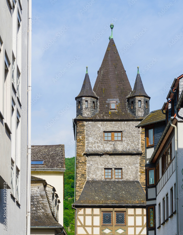 Obraz premium Marktturm Bacharach
