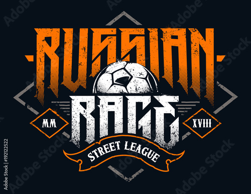Russian Rage Typography photo