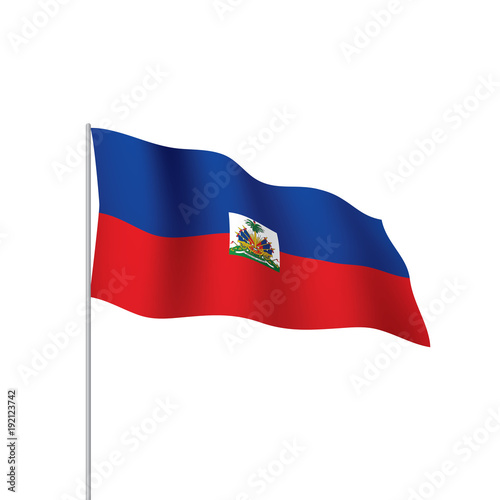 Wallpaper Mural Haiti flag, vector illustration Torontodigital.ca