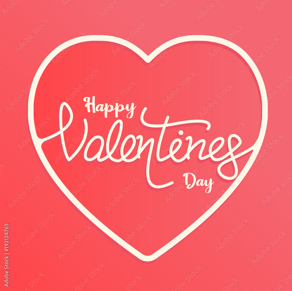 heart shape valentine's day vector background 
