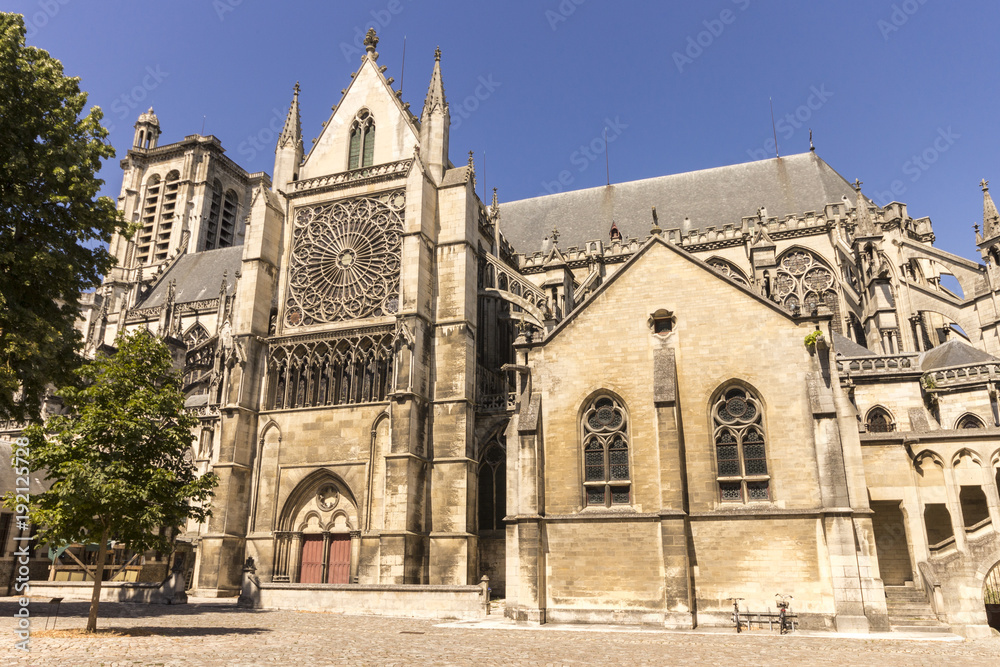 The Cathedral of Saint Peter and Saint Paul, a Roman Catholic church and national monument located in the town of Troyes in Champagne, France The Cathedral of Saint Peter and Saint Paul, a Roman Catholic church and national monument located in the town of Troyes in Champagne, France