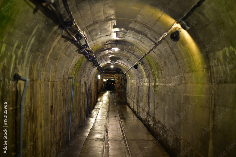 秋田の銅山トンネル