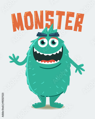 Green Hairy Monster