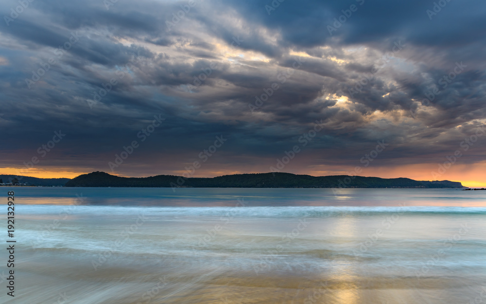 Cloudy Sunrise Seascape Cloudy Sunrise Seascape