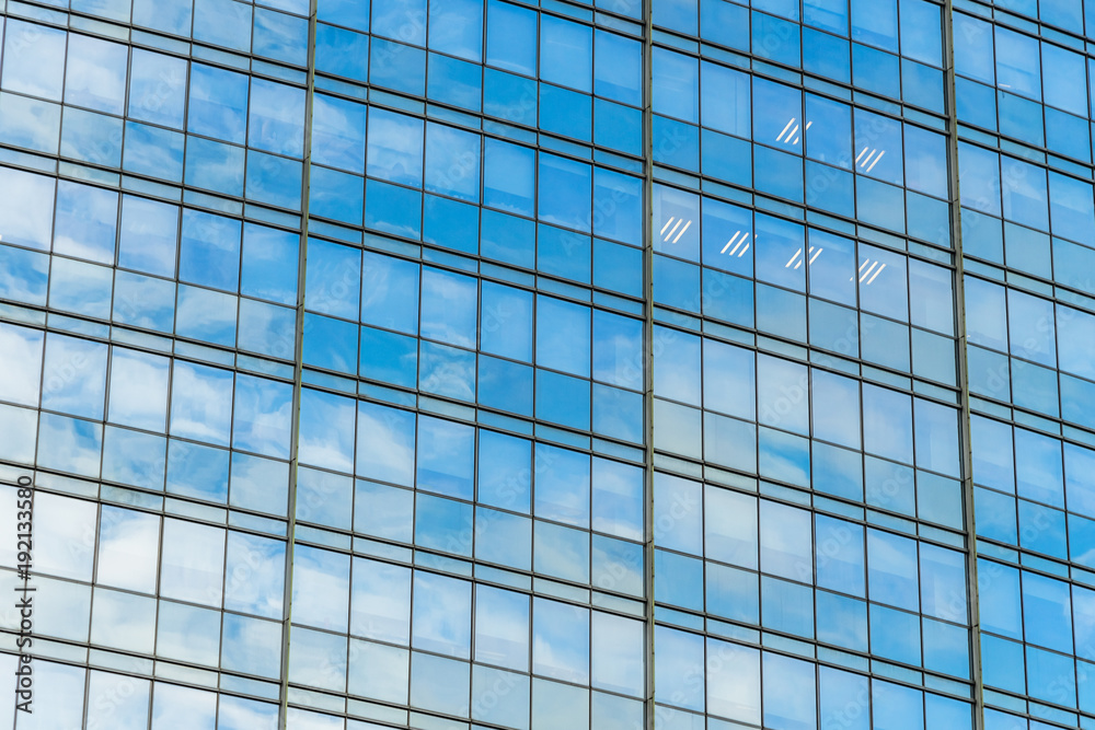Close-Up of Modern Office Buildings in city of China. Close-Up of Modern Office Buildings in city of China.