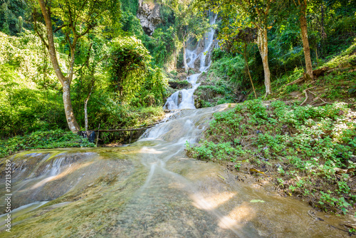 small waterfall in Thailand