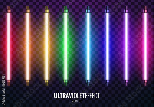 Vector of ultraviolet light.
