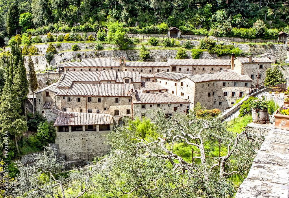 Franciscan monastery in Le Celle. Cortona. Italy