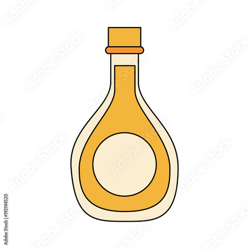 Oil bottle isolated icon vector illustration graphic design