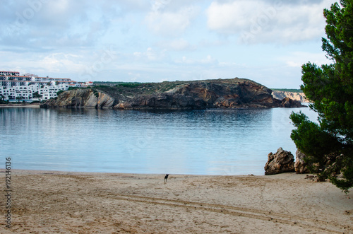 Fotografía de paisaje de una playa de Menorca