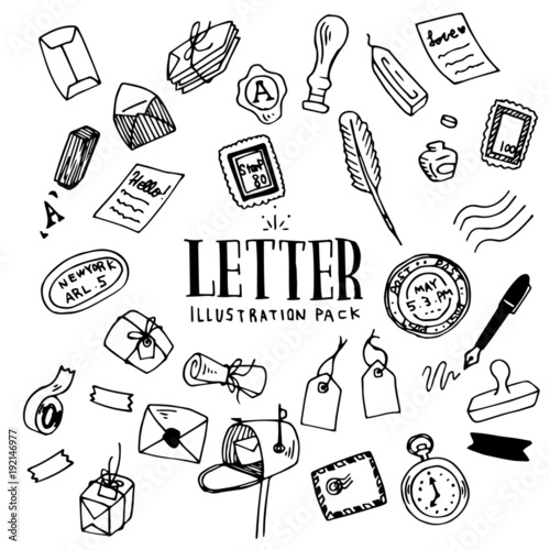 Letter Illustration Pack