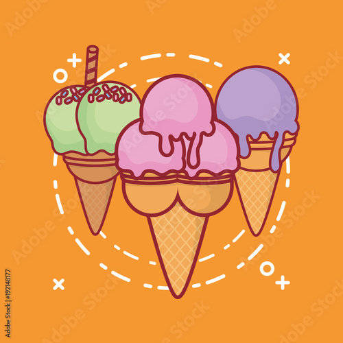 Ice cream design