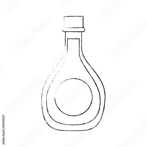 Oil bottle isolated icon vector illustration graphic design