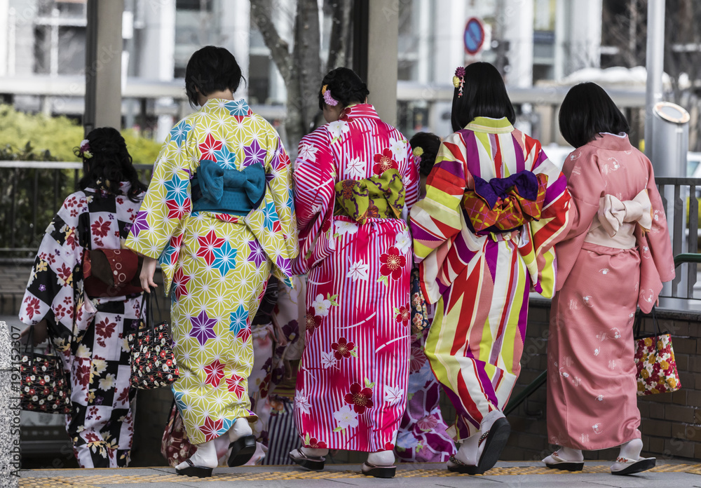 Japanese women in kimono