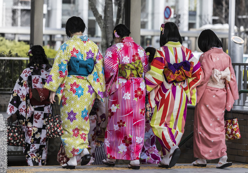 Japanese women in kimono