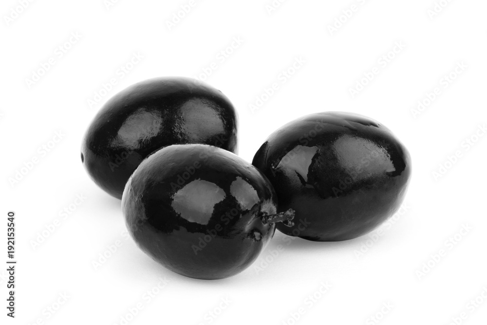 Black olives set isolated. Clipping Path Black olives set isolated. Clipping Path
