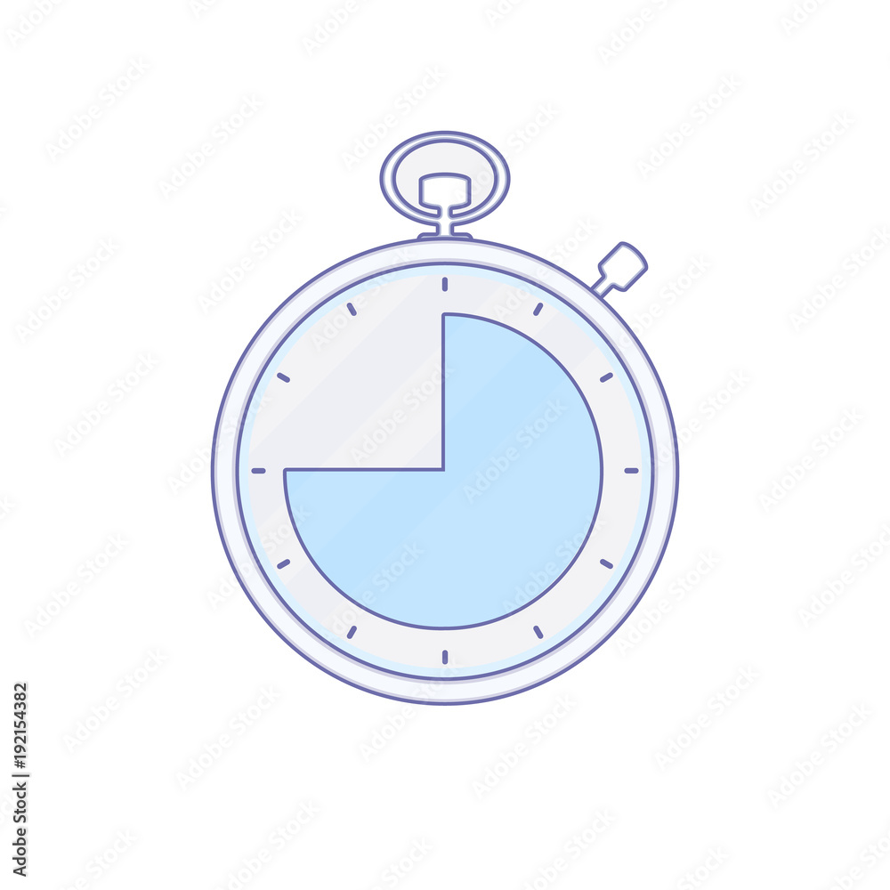 Fototapeta premium Alarm clock hour minute time timer icon