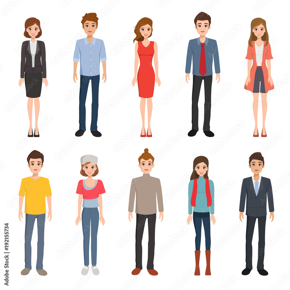 people in different character. avatar of people. people in different character. avatar of people.