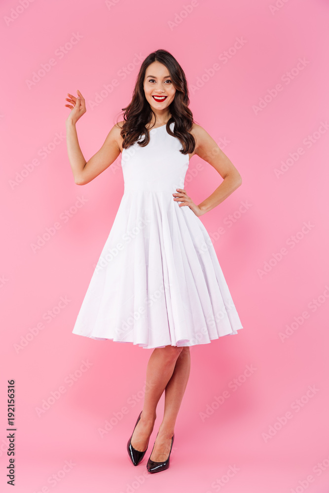 Full length portrait of a beautiful young asian woman Full length portrait of a beautiful young asian woman