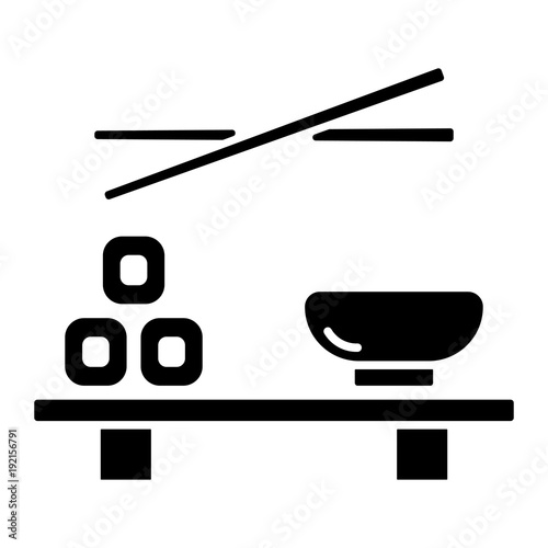 Asiatisches Essen (Icon) - Sushibrett