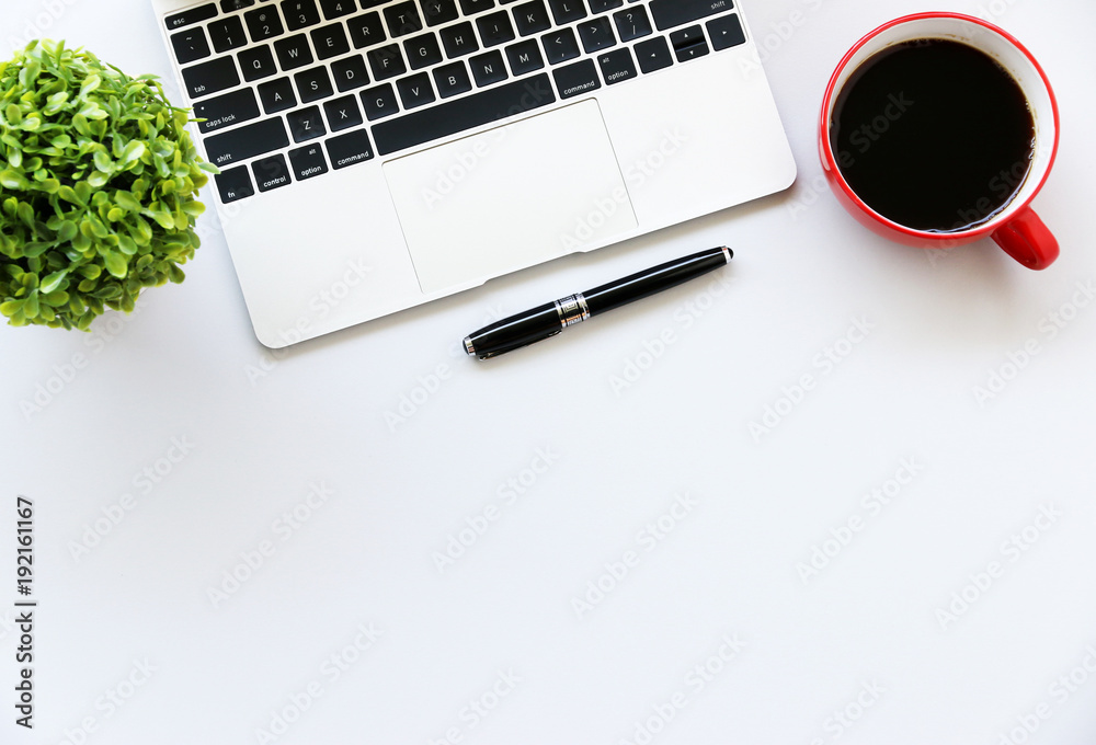 business Concept,Working with Laptop computer,Coffee,keyboard,pen and spectacles on table background,Top view,flat lay business Concept,Working with Laptop computer,Coffee,keyboard,pen and spectacles on table background,Top view,flat lay