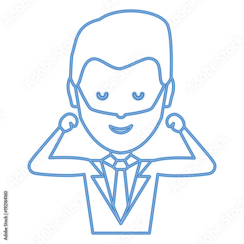 cartoon businessman icon © djvstock