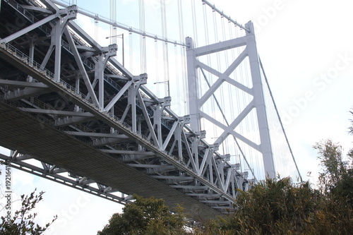 Seto big bridge in Japan