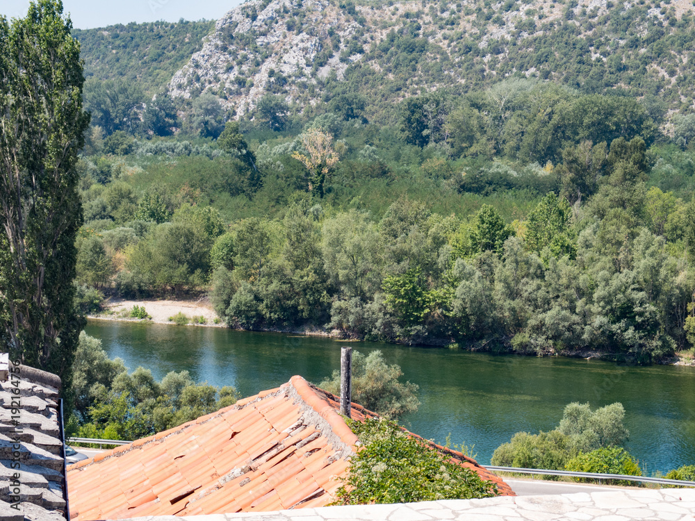 Naklejka premium Beautiful ancient city fortess of Pocitelj