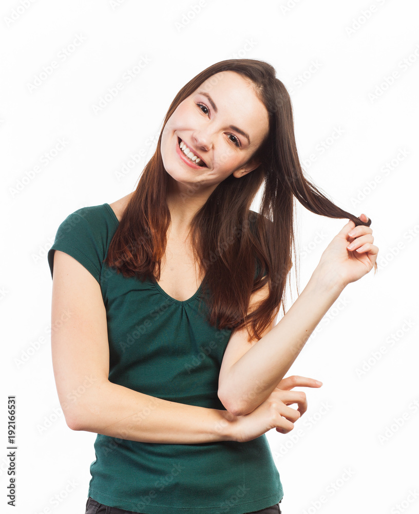 Happy beautiful woman Happy beautiful woman