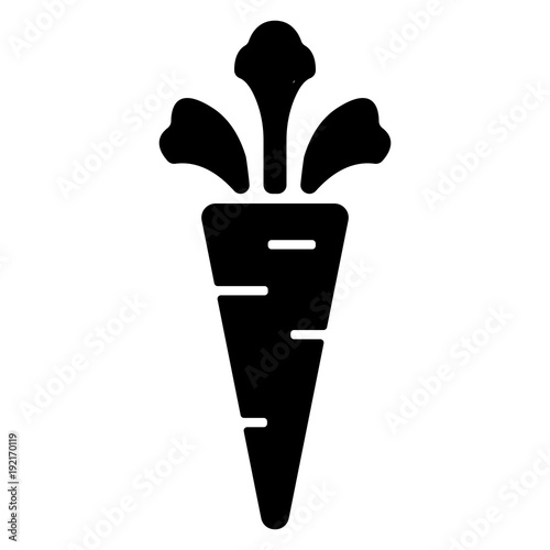 Gemüse Icon - Mohrrübe