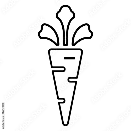 Gemüse Icon - Mohrrübe