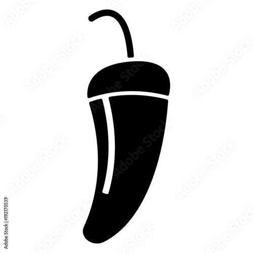 Gemüse Icon - Peperoni, Chilischote