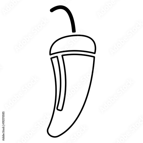 Gemüse Icon - Peperoni, Chilischote