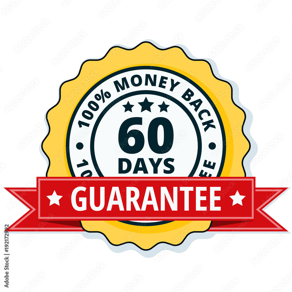 60 Days Money Back illustration 60 Days Money Back illustration