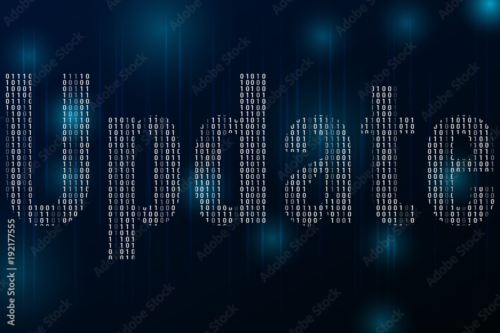 Fototapeta premium System software update and upgrade concept. Update banner template on dark background.