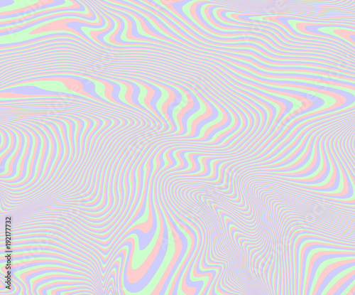 Vector holographic art. Screen glitch texture.